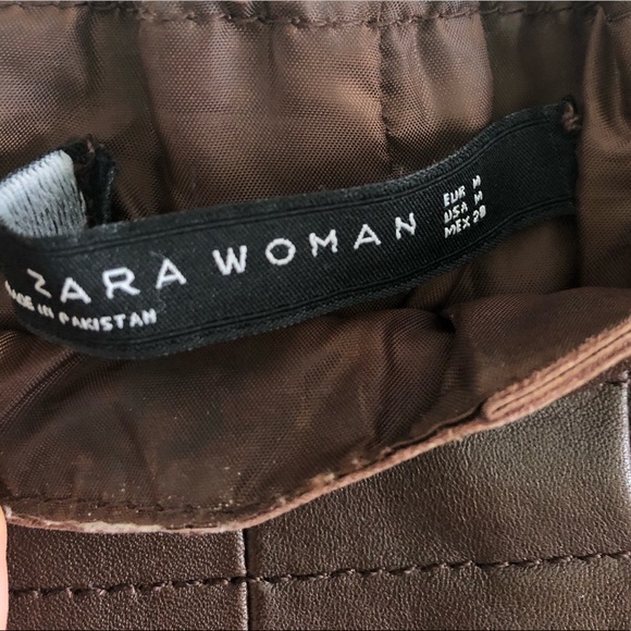 Pleather Mini Skirt - Picture 3 of 4